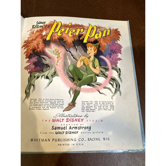 Vintage Bugs Bunny and The Big Red Apples and Walt Disney's Peter Pan Books - Picture 11 of 12